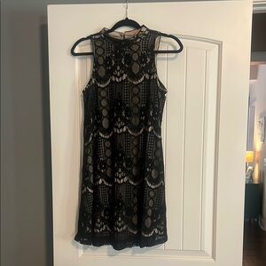 Elegant Black Lace Dress